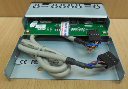 3,5 Multi Slot 14 in 1 USB Kartenleser Computer PC schwarz silber beige NEU*kl49