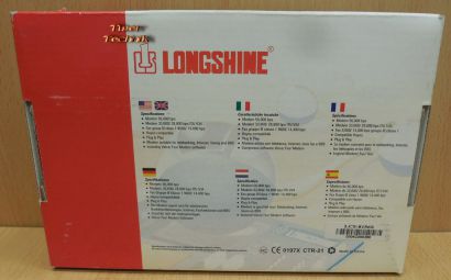 Longshine LCS-8156-S USB 1.1 Modem 56K Fax 14.4K Internet Banking TAM* nw538