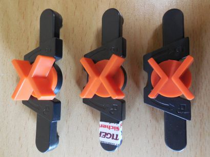 PC Gehäuse CSL Sprint Speed 3xWerkzeuglose Klammer Festplatte HDD 3,5 Clip*pz614