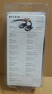 Belkin F2N028cp VGA Kabel 3m SUB D 15pol Stecker Monitor LCD LED TV Laptop*pz815