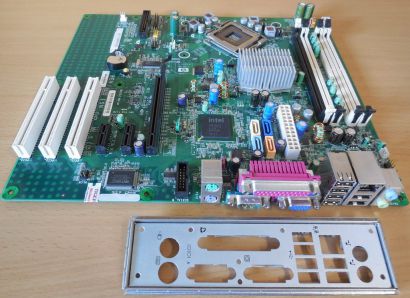 HP Grizzly Rev 0B 437795 437354 001 Mainboard+Blende Sockel 775 DC7800 CMT* m960