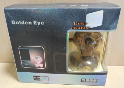 Golden Eye Webcam USB2.0 Laptop Notebook PC Video Camera Windows 7 10* pz819