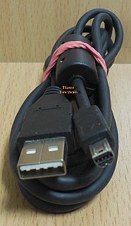 USB Kabel schwarz USB Typ A Stecker auf USB Mini B Mitsumi 4 polig 1,5m* pz820