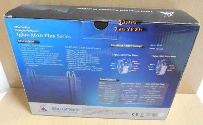GlacialTech Igloo 5610 Plus Sockel 775 11 50 51 55 56 1366 AM 2 3 FM 1 939*ck327