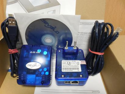 devolo dlan Duo Starter Kit 2x Homeplug Adapter USB Ethernet Windows 7* nw88