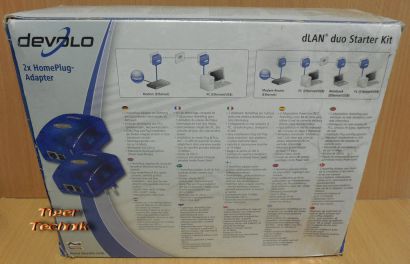 devolo dlan Duo Starter Kit 2x Homeplug Adapter USB Ethernet Windows 7* nw88