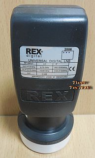 Rex digital Universal Single LNB 40mm digital 0,3 dB Low High Band* so898