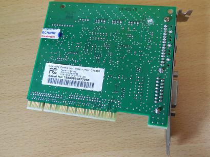 Creative Labs Sound BLASTER CT5803 PCI 128 ES1373 Midi Game Port Soundkarte* s32