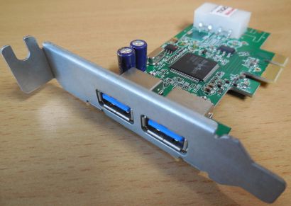 2 Port USB 3.0 PCIe PCI Express Karte Acer PA.14000.067 RA354E 5 low profil*sk56