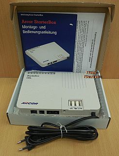 Arcor Starter Box DSL NT1PLUS Arcor 2 sphairon G04 A00 S2.17 3x TAE* nw543