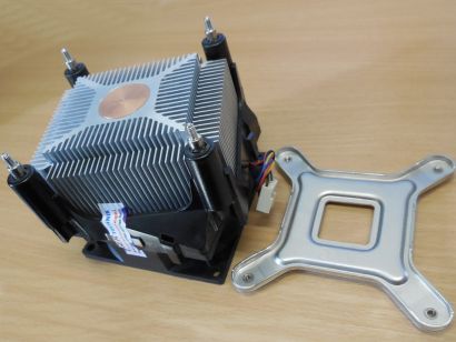 AVC LGA Sockel 775 CPU Kühler 80mm Lüfter 4-pol Aluminium Kupfer Heatplate*ck328