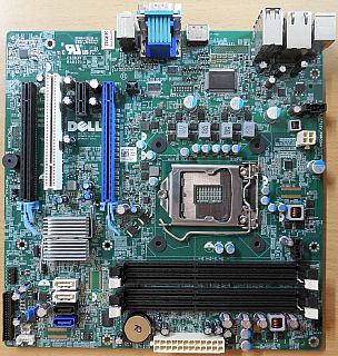 Dell Optiplex 790 Mainboard + Blende 0HY9JP Rev A00 Sockel 1155 Intel Q65* m969