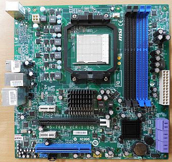 MSI MS-7646 Ver 1.0 Mainboard +Blende Medion AMD RX780 Sockel AM2 AM3 DDR3* m971
