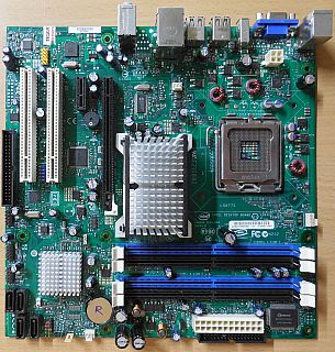 Intel DG33BU Rev D79551 405 Mainboard +Blende Sockel 775 DDR2 VGA IEEE1394* m976