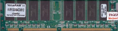 Kingston KVR133X64C3 512 PC133 512MB SDRAM 133MHz 9902112 440.A00 SD RAM* r317