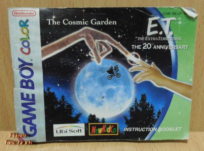 E.T. The Cosmic Garden Nintendo Gameboy Color Anleitung Instrucion Booklet*spa01