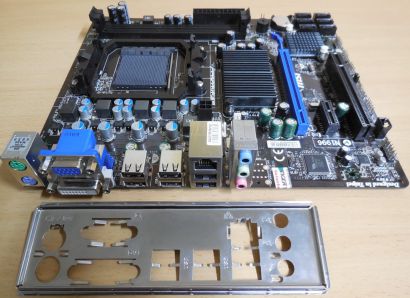 MSI 760GM-P23 FX MS-7641 Ver3.0 Mainboard +Blende AMD Sockel AM3+ VGA DVI* m985