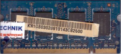 Nanya NT1GT64UH8D0FN-3C PC2-5300S 1GB DDR2 667MHz SODIMM RAM* lr140