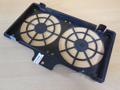 Chieftec Gehäuse Käfig Halterung Rahmen Caddy 2x 92 mm FAN Lüfter Schwarz* pz857