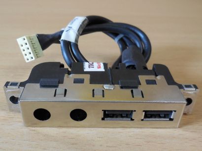 HP Compaq PC DC7700 DC7600 DC7100 usw. 398770 001 USB 2.0 Front IO Panel* pz862
