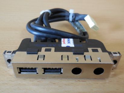HP Compaq PC DC7700 DC7600 DC7100 usw. 398770 001 USB 2.0 Front IO Panel* pz862