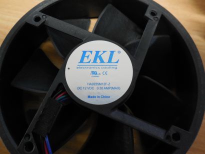 EKL HA9225M12F-Z INTEL LGA 115X DC 12 VDC 0.30 AMP MAX electronics cooling*ck338