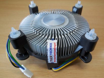 Intel E18764-001 Sockel LGA 775 CPU Kühler 80mm Lüfter FAN 4-pol Aluminium*ck339
