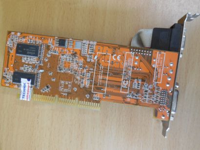 ATI TA9205 V1.06 Radeon 9200 SE RV280 AGP 128MB 64Bit DDR VGA TV-Out DVI* g452
