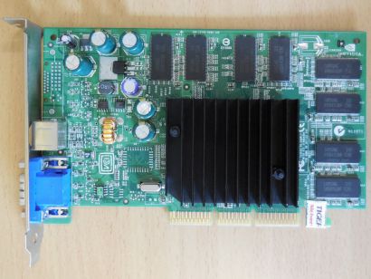 MSI MS-8911 GeForce FX5200 AGP 8x 64MB DDR 128 Bit VGA TV-Out Grafikkarte*g453