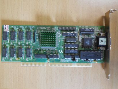 Tseng Labs ET4W32-5 ET4000 1MB 16Bit ISA VGA RETRO 286 386 486 Grafikkarte* g470