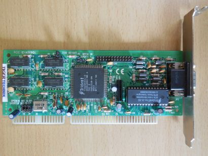 Trident 7210 Rev H1 TVGA9000I-3 VGA 1MB 16Bit RETRO ISA Grafikkarte* g481