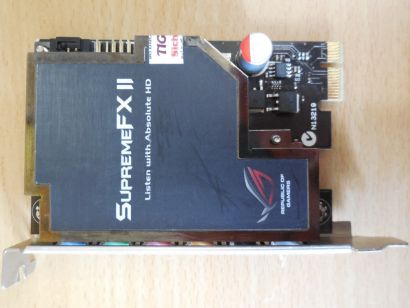 ASUS ROG Supreme FX II 2 PCIe x1 HD 7.1 Channel Soundkarte für Asus ROG MB* s73