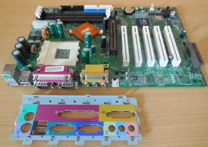 MSI MS-6330 Lite K7T Pro2 Ver1 Mainboard +Blende Sockel A 462 SD-RAM AGP* m102