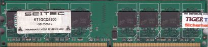 Seitec ST1GCQ4200 PC2-4200 1GB DDR2 533MHz Arbeitsspeicher RAM* r851
