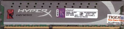 Kingston HyperX Genesis 8GB Kit 2x4GB KHX1600C9D3X2K2 8GX DDR3 1600MHz* r862