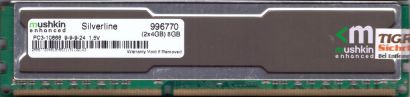 Mushkin enhanced Silverline 8GB Kit 2x4GB 996770 PC3-10666 DDR3 1333MHz RAM*r864