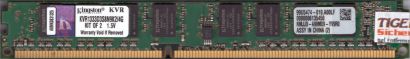 Kingston KVR1333D3S8N9K2 4GB Kit 2x2GB PC-10600 DDR3-1333 99U5474-010 A00LF*r879