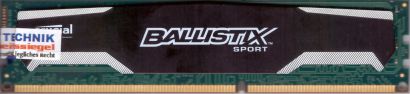 Crucial Ballistix Sport BLS4G3D1609DS1S00 PC3-12800 4GB DDR3 1600MHz RAM* r884