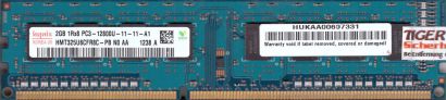 Hynix HMT325U6CFR8C-PB N0 AA PC3-12800 2GB DDR3 1600MHz Arbeitsspeicher RAM*r927