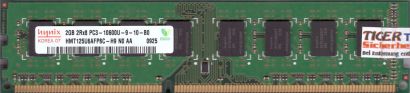 Hynix HMT125U6AFP8C-H9 N0 AA PC3-10600 2GB DDR3 1333MHz Arbeitsspeicher RAM*r931
