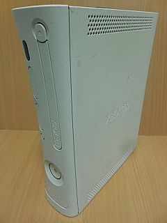 Microsoft XBOX 360 weiß defekt als Ersatzteilträger ROD* spk05