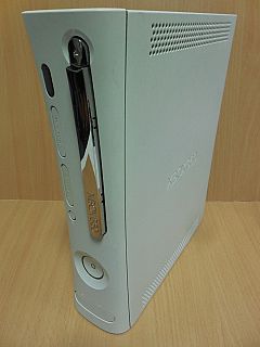 Microsoft XBOX 360 weiß defekt als Ersatzteilträger ROD* spk06