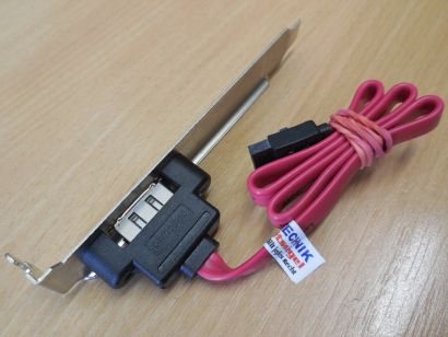 Opticonn Esata Sata Slotblende Slotblech für Standard PC Computer Gehäuse* pz646