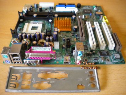 Gigabyte GA-8SIMLNF Rev 2.0 Mainboard +Blende Sockel 478 Firewire LAN Audio*m227