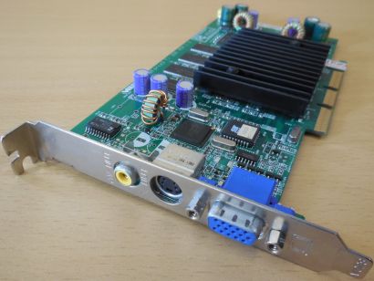MEDION MS-8838 GeForce 3 Ti 200 Pro 64MB VGA TV OUT RETRO AGP Grafikkarte* g532