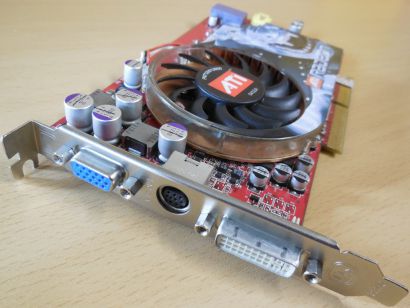 ATI Radeon X800 XT PE Platinum 256M DDR3 DVI VIVO VGA RETRO AGP Grafikkarte*g535