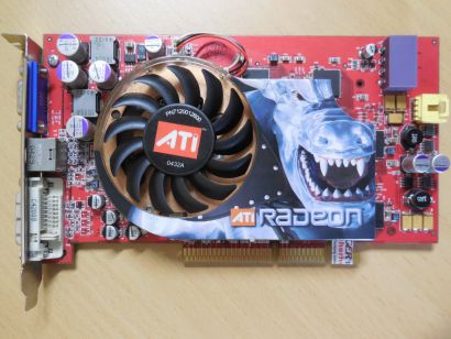 ATI Radeon X800 XT PE Platinum 256M DDR3 DVI VIVO VGA RETRO AGP Grafikkarte*g535