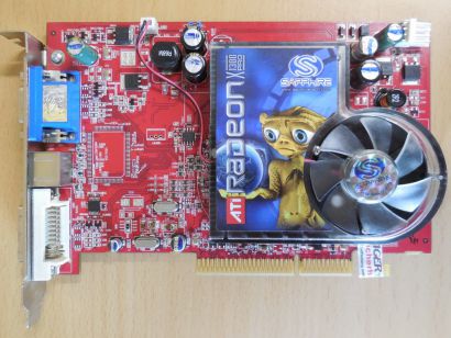 SAPPHIRE Radeon X1300 Pro 256MB 128Bit DVI-I TVO VGA RETRO AGP Grafikkarte* g536