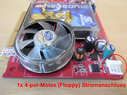 SAPPHIRE Radeon X1300 Pro 256MB 128Bit DVI-I TVO VGA RETRO AGP Grafikkarte* g536
