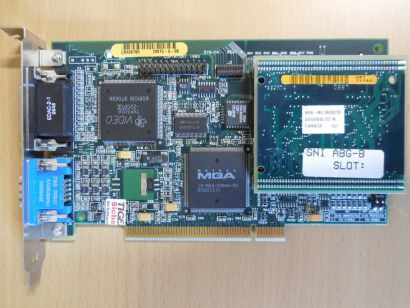 Matrox Millennium MGA-MIL 2 SI MGA-MOD2 MGA-2064W Retro 4MB PCI Grafikkarte*g537